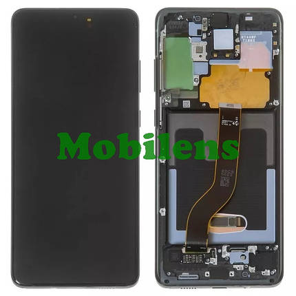 Samsung G985, Galaxy S20 Plus Дисплей+тачскрин (модуль) * у чорній рамці Original (AMOLED), фото 1