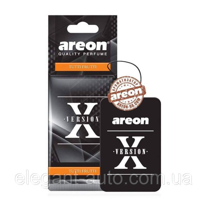 Освіжувач сухий лист - "Areon" - X-version - Tutti Frutti (Тутті-Фрутті) (10шт/уп)