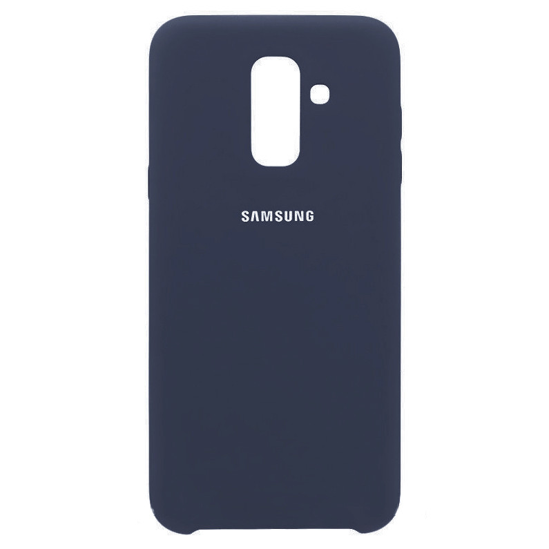 Чохол Silicone Case для Samsung A605 Galaxy A6 Plus 2018 Dark Blue
