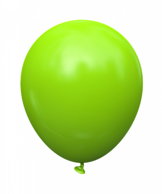KL 12" Салатовий (lime green). Кулі повітряні латексні пастель без малюнка