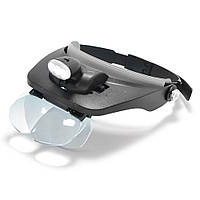 Бинокулярные лупы очки MG81001A (1,2x-7x) c Led подсветкой