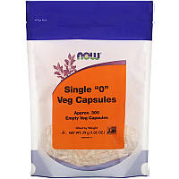Порожні капсули розміру "0", Now Foods, 300 капсул