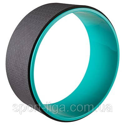 Колесо для йоги, 32х13см Чорний, фото 1