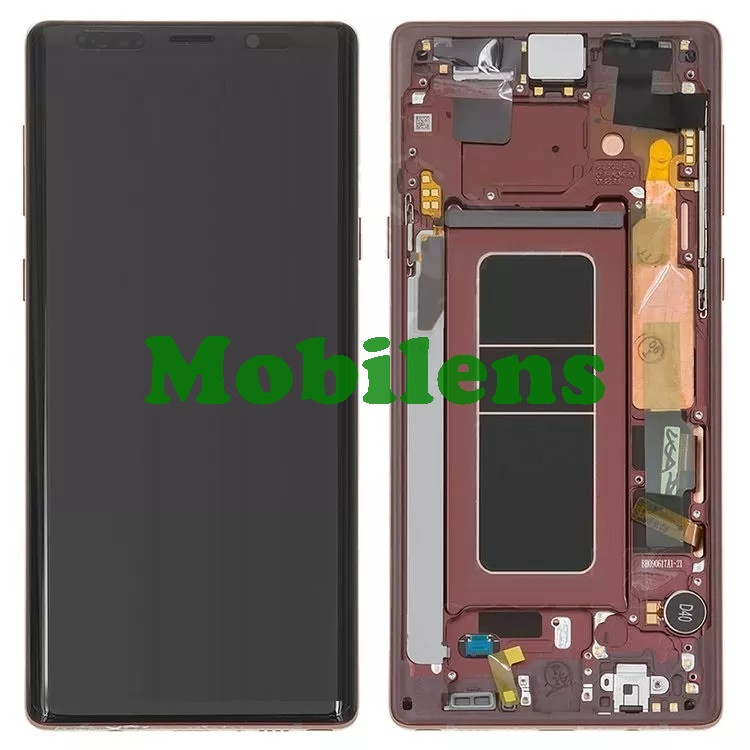 Samsung N960, N960F, Galaxy Note 9 Дисплей+тачскрин (модуль) у золотистій рамці Metallic Copper Original