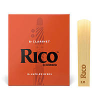 Трость для кларнета D`ADDARIO Rico - Bb Clarinet #2.0