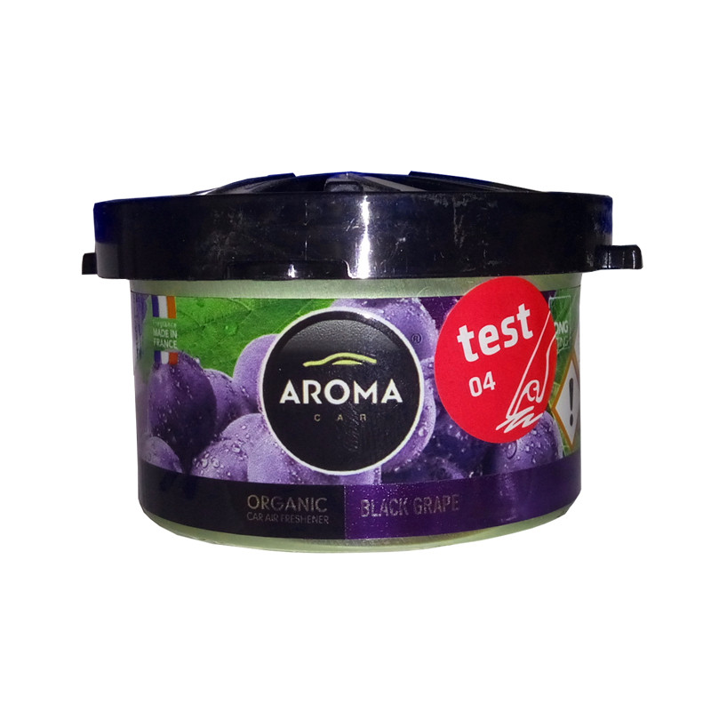 Ароматизатор Aroma Car Organic BLACK GRAPES Черный виноград (92991)