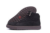 Мужские зимние кожаные ботинки ZG Black Exclusive New