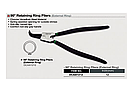 Круглогубці (розтискач) для зняття стопорних кілець 12" DCAA1212 TOPTUL, фото 3