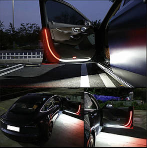 Підсвітка дверей автомобіля динамічна, LED-підсвітка дверей автомобіля 2 шт., фото 2