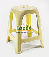 Табурет пластиковий 37х37х46 см бежевий Полімерагро