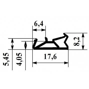 УД-554 Ущільнювач беж.  (єврик)