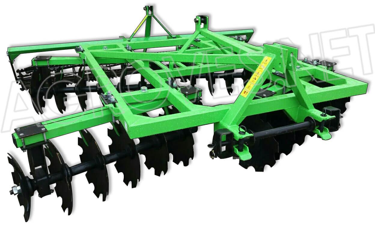Борона дискова Bomet 2.7 м (Польща) 4 секції з катком, фото 1