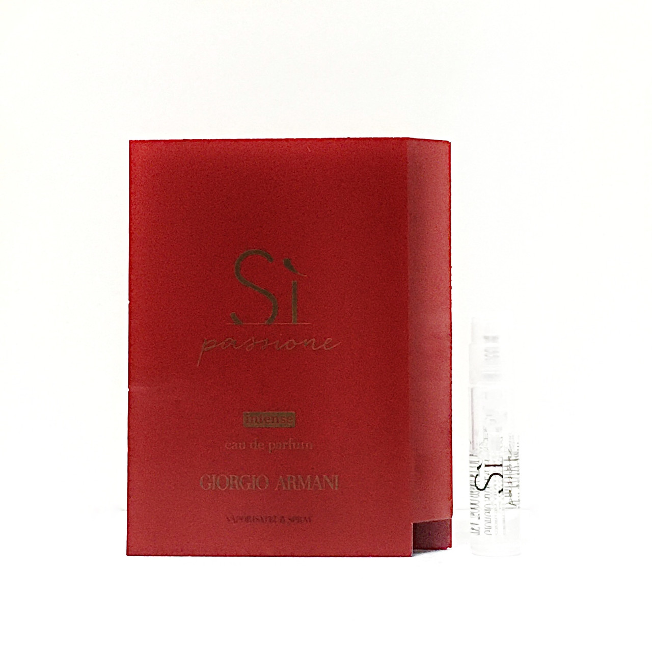Оригінальний пробник парфумів Giorgio Armani Si Passione Intense 1,2 мл, східний квітковий аромат для жінок