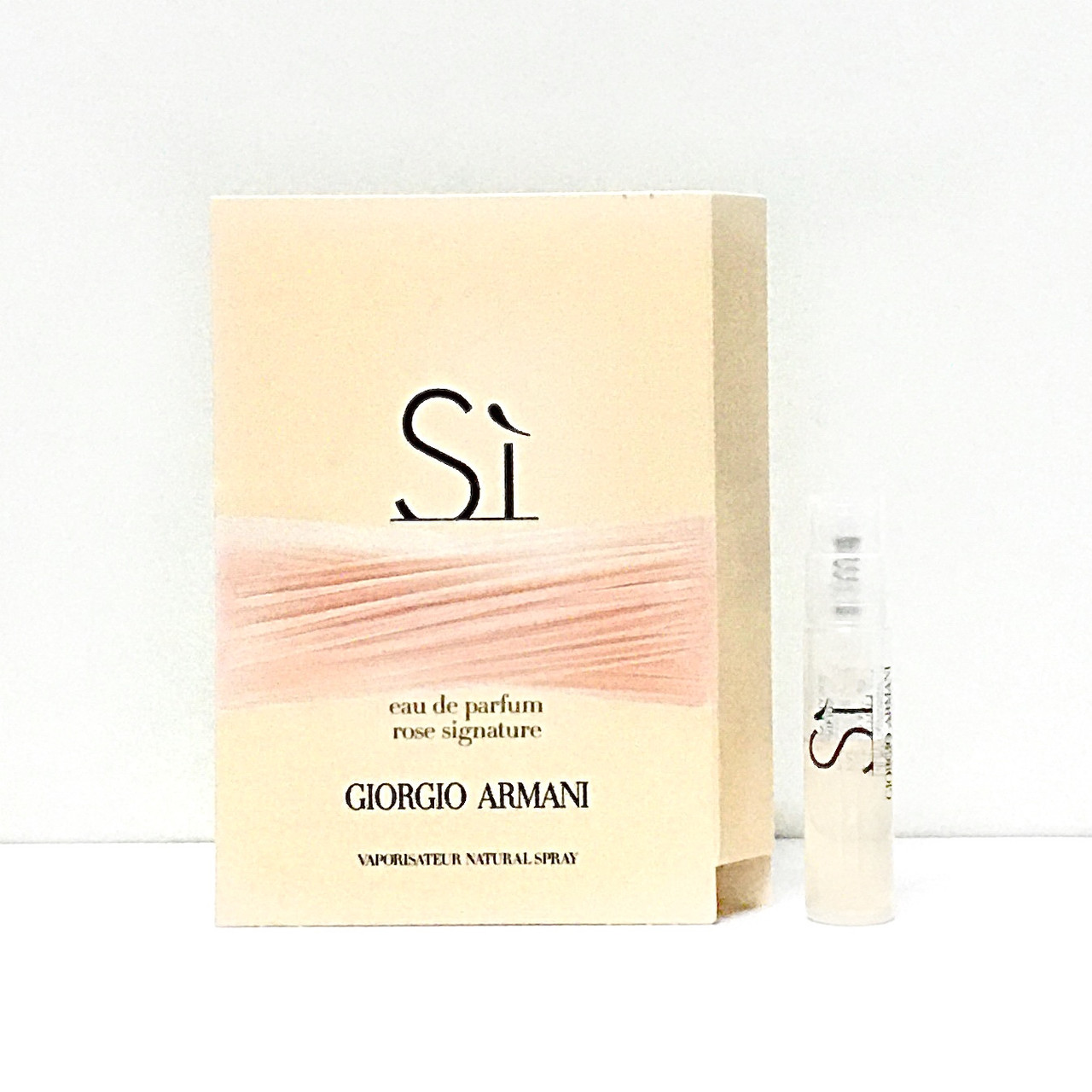 Жіноча парфумована вода Giorgio Armani Si Rose Signature 1,2ml пробник оригінал, ніжний квітковий аромат