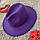 Капелюх Федора унісекс з стійкими полями Original фіолетова, фото 6