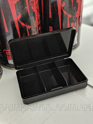 Таблетниця Universal Nutrition Animal Pillbox чорна, фото 2