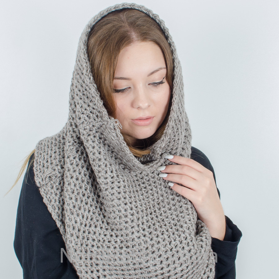 Снуд в'язаний,"Ажур", фото 1