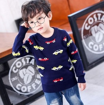 Теплий в'язаний светр джемпер на хлопчика, зріст 120 — 140, 5 — 7 років