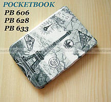 Чохол з малюнком Ейфелева вежа Pocketbook 606, 628 Touch Lux 5, 633 Color покетбук