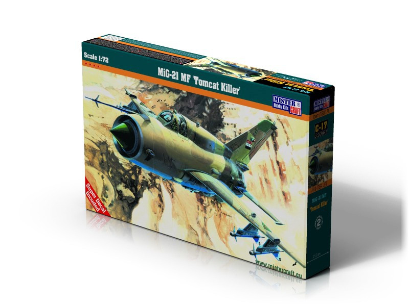 МиГ-21 МФ. Збірна модель літака в масштабі 1/72. MISTER CRAFT C-16