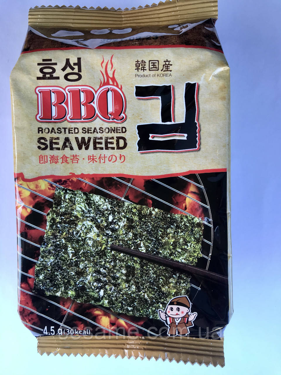 Чипси норі снек BBQ Sea Weed 4,5 г Shin Ock Dong Ja