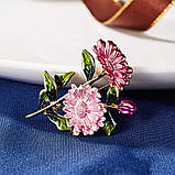 Гарненька брошка астри, фото 3
