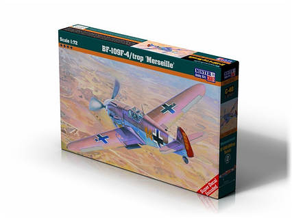 BF-109 F-4 TROP MARSEILE. Збірна модель літака в масштабі 1/72. MISTER CRAFT C-40, фото 1