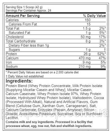 Багатокомпонентний протеїн MuscleTech Phase 8 Protein 2000 г, фото 4