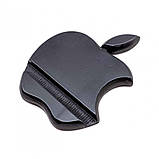 Підставка для мобільного телефону дерев'яна чорна Яблуко, фото 2