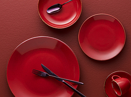 Porland Seasons Red (Червона столовий посуд)