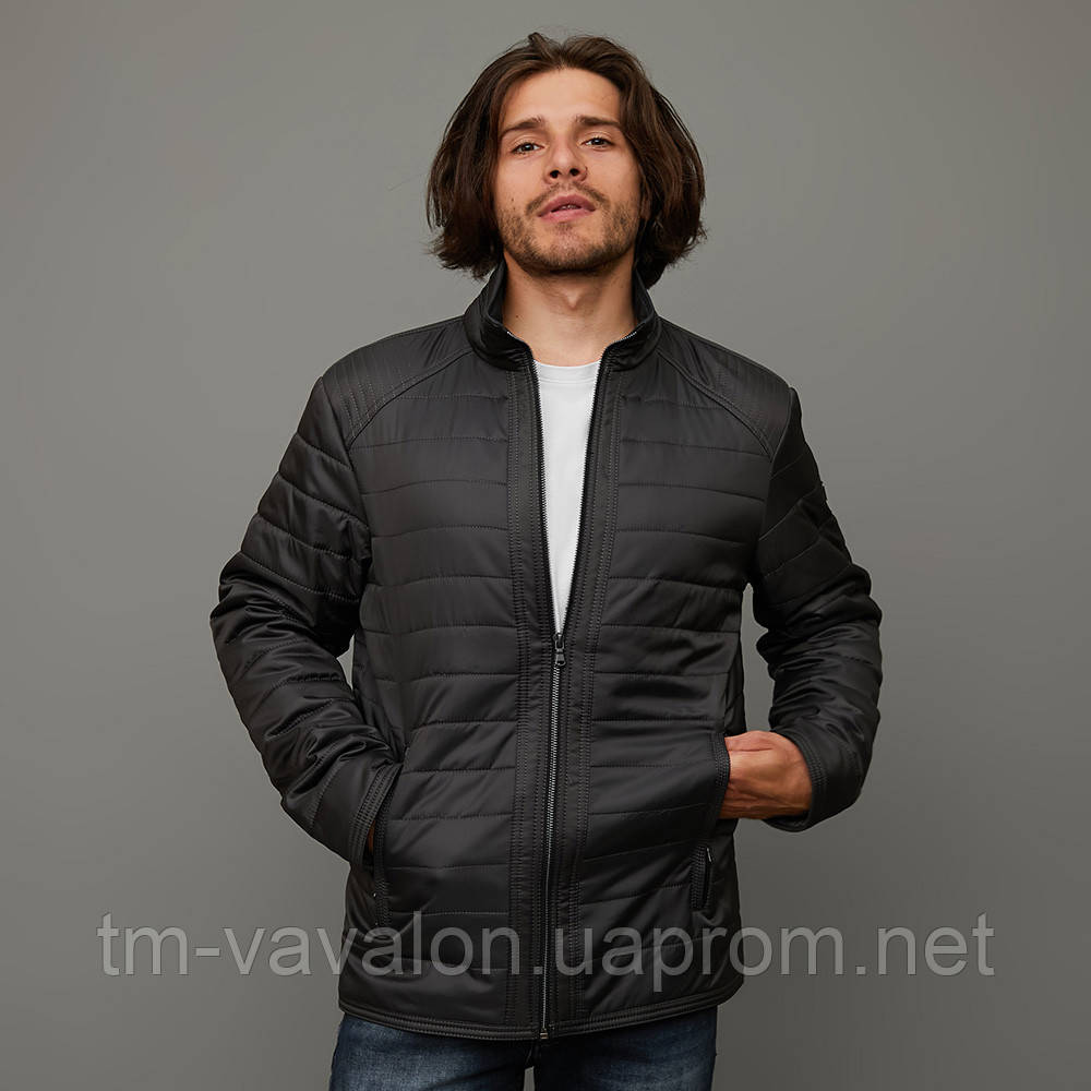 Куртка демісезонна Vavalon KD-180 gray - фото 1 - id-p1260419283