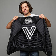 Куртка демісезонна Vavalon KD-933 Black, фото 6