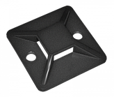 Майданчик ПП самоклейка чорна 25mm x 25mm (упаковка 100 шт)