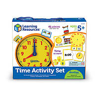 Обучающая игра Изучаем время Time Activity Set Learning Resources LER3220