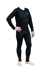 Комплект чоловічої термобілизни Tramp TRUM-019-black-S-M Warm Soft Black