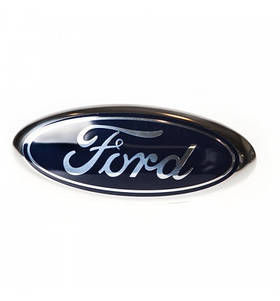 Емблема Ford скотч 150х59мм пластик-хром