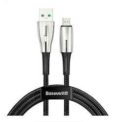 Кабель BASEUS Micro USB Waterdrop 1 м 4A Black (N011682)