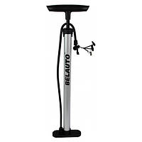 Насос ручний поршневий з пластиковою ручкою 38х480 мм, шланг 60 см BELAUTO (BL44)