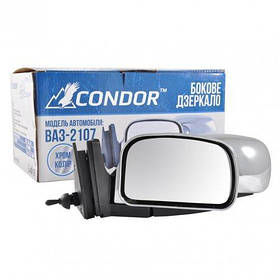 Бічні дзеркала ВАЗ 2104,2105,2107 хромовані Condor K1074