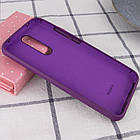 Чехол Silicone Case full Xiaomi Redmi 8 Purple (ксиоми редми 8), фото 5