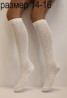 Гольфи білі ажурні п/е ТР 14-16