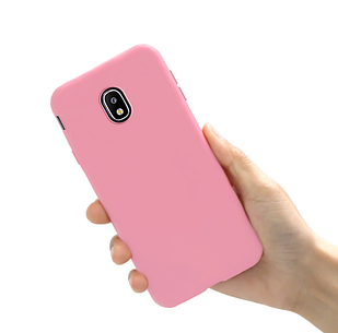 Чохол силіконовий для Samsung Galaxy J3 (2017) J330 Pink (самсунг галаксі джей 3 2017 джей 330)