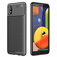 Защитный чехол Deexe Fusion для Samsung Galaxy A01 Core (A013) - Black