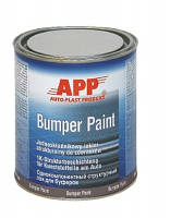 Структурная краска для бампера черная APP Bumper Paint 1 л.