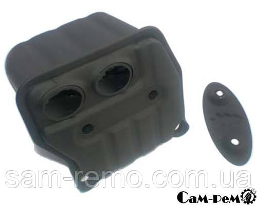 Глушник 2 вихлопи (пила), фото 1