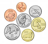 Дания Гренландия набор из 7 монет 2010 UNC 25, 50 оре, 1, 2, 5, 10, 20 крон