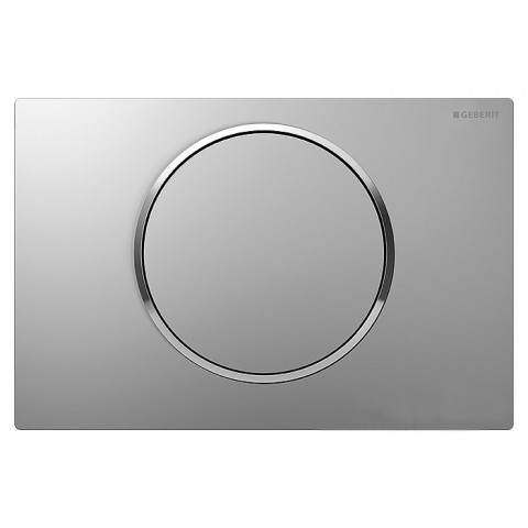 Змивна клавіша Geberit Sigma10 старт/стоп, хром глянц/хром мат.