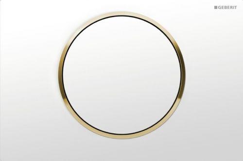 Змивна клавіша Geberit Sigma10 старт/стоп, білий/срібло