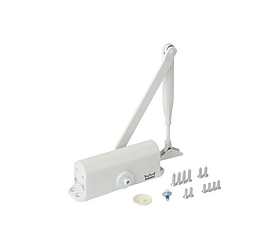 Дверний Доводчик DORMA TS77 до 70 кг до 1000 мм з ножицями білий