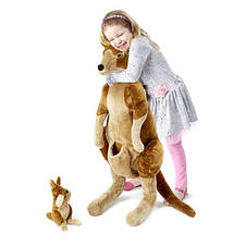 М'яка іграшка Кенгуру з кенгуренком Melissa&Doug, фото 3
